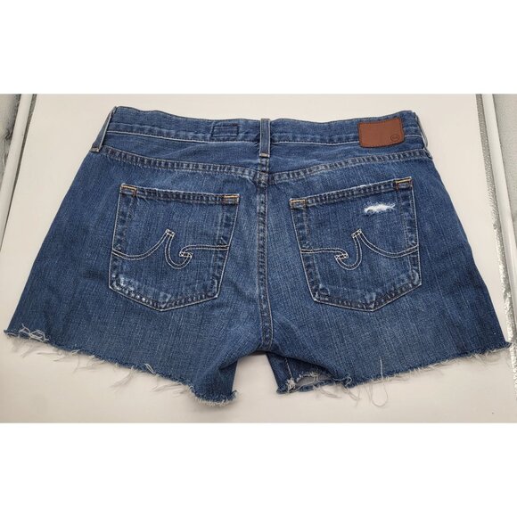 AG Adriano Goldschmied Nikki Crop Relaxed Skinny Women's SZ 29R Distressed Cutof - Picture 2 of 7